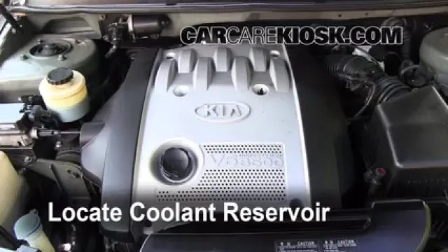 2003 Kia Sedona EX 3.5L V6 Refrigerante (anticongelante) Sellar pérdidas